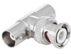 BNC female/female -> BNC male coax ''T'' adapter