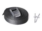 Cobra belt dark gray + buckle for hull cart