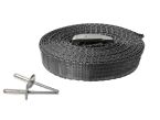 Cobra belt dark gray + buckle for hull cart