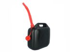 CP fuel jerrycan plastic black 10L slim