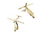 Cufflinks gold colored