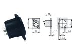 Neutrik XLR 3P chassis connector male