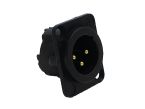 Neutrik XLR 3P chassis connector male