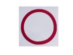 Static port placard round Ø20/24mm red