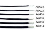 Tefzel wire AWG18 (1.15mm²) black