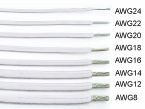 Tefzel wire AWG20 (0.73mm²) white