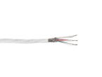 Tefzel wire 3-core shielded AWG22 white