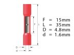 Tirex Cable splice 0.5 - 1.5mm² red