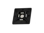 Tirex self adhesive Tiewrap mount 19 x 19 x 4mm black