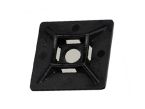 Tirex self adhesive Tiewrap mount 28 x 28 x 5mm black