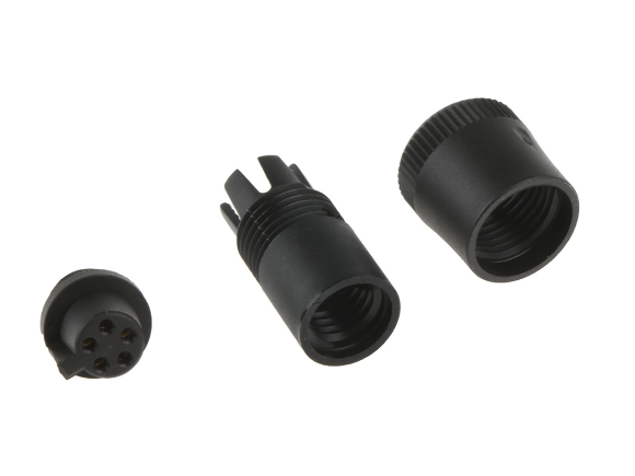 Binder snap-in 5P cable connector female