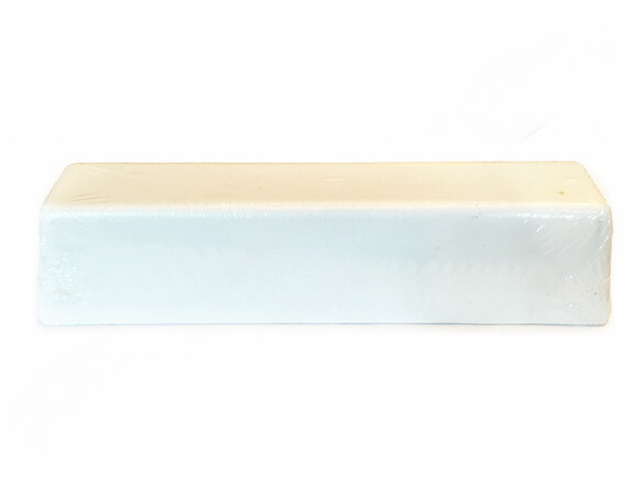Block of polishing paste white