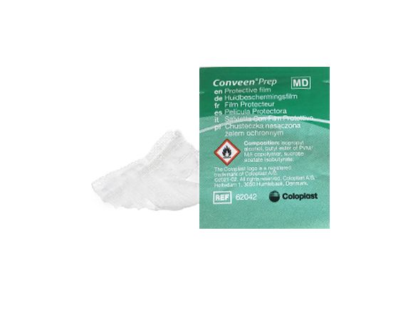Coloplast Conveen prep tissue
