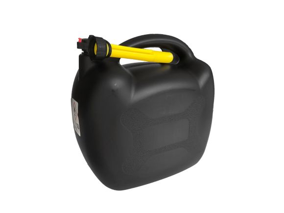 CP fuel jerrycan plastic black 20L