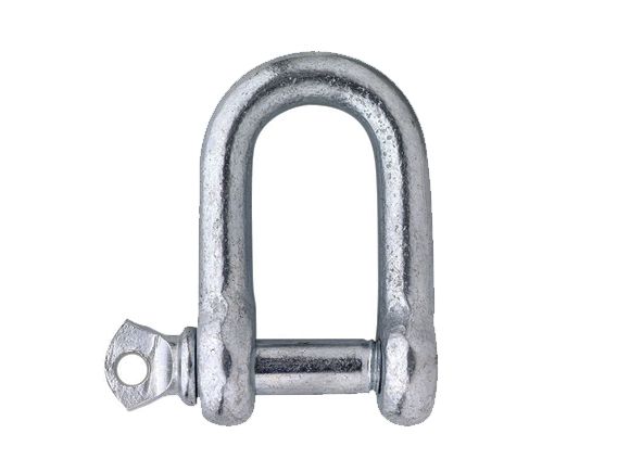 D-shackle galvanised  Ø6mm