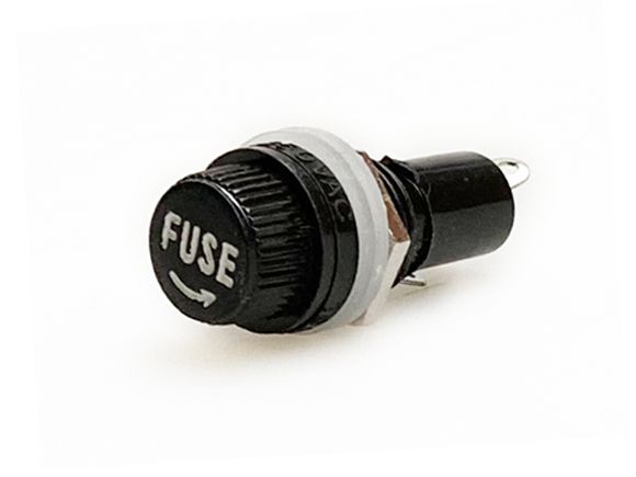 Fuse holder panel mount screw thread 5 x 20mm EC