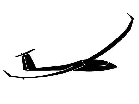 Glider sticker - Arcus 20 15cm