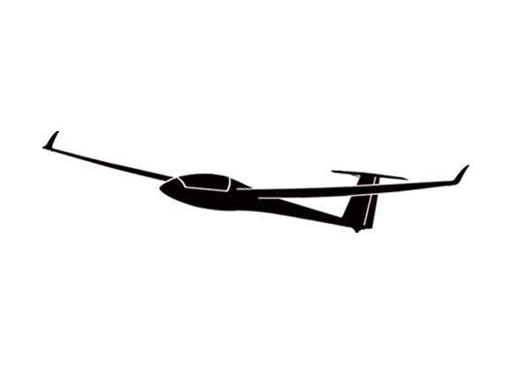 Glider sticker - LS4 Neo 15cm