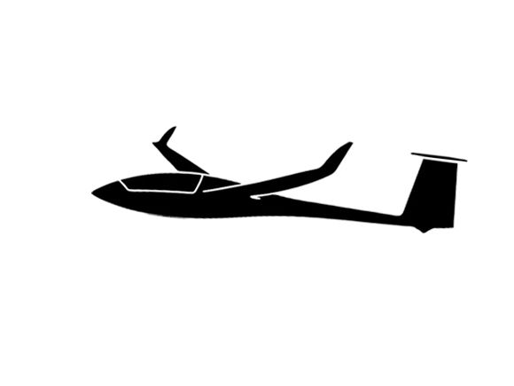 Glider sticker - Ventus 15cm