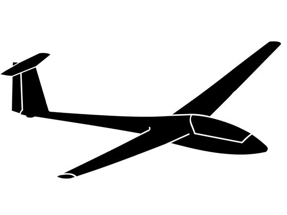 Glider sticker - LS3 15cm