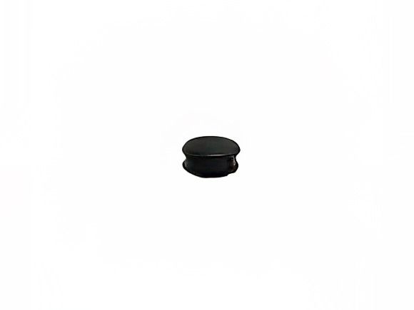 Instrument collet knob / turn knob cap black (10mm knob)