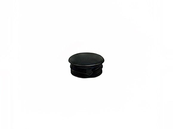 Instrument collet knob / turn knob cap black (14.5mm knob)