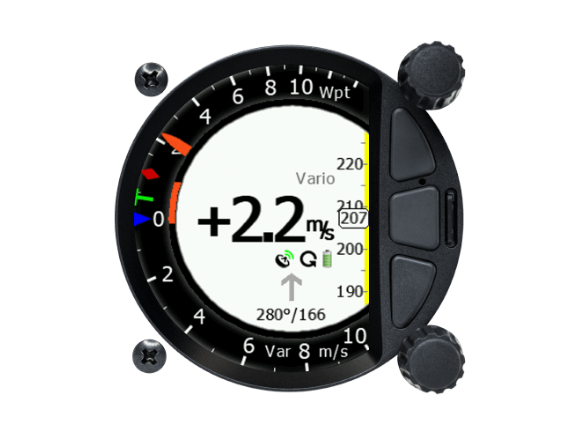 LXNAV S80C (club) digital variometer 80mm