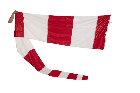 MarS Windsock  Ø70cm/600cm red/white