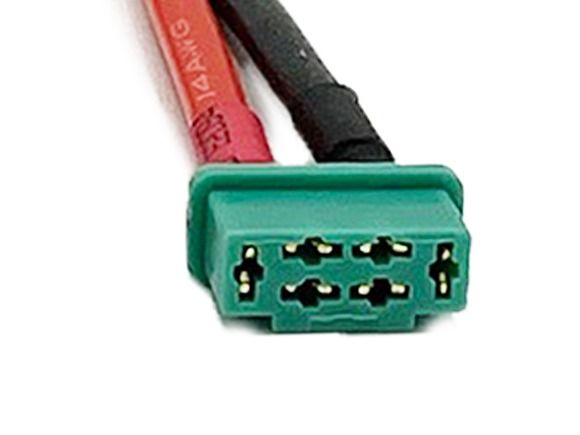 MPX M6-50 cable connector female + cable   10cm