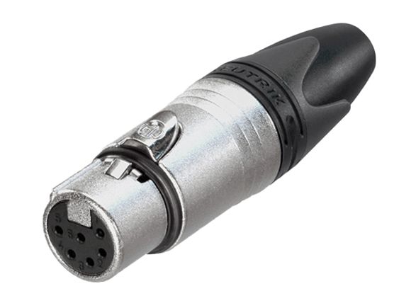 Neutrik XLR 6P cable connector female