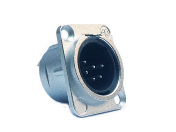 Neutrik XLR 6P chassis connector male