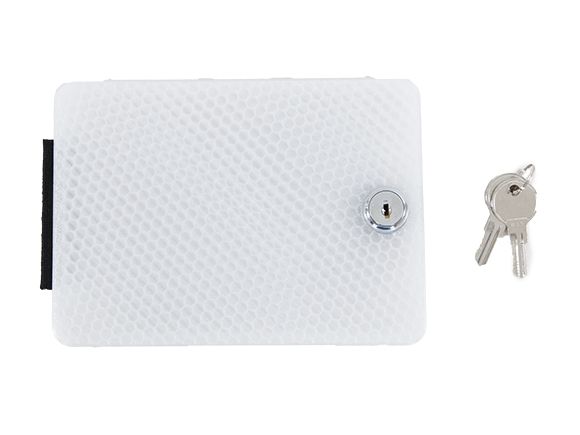 Security window semi-transparant