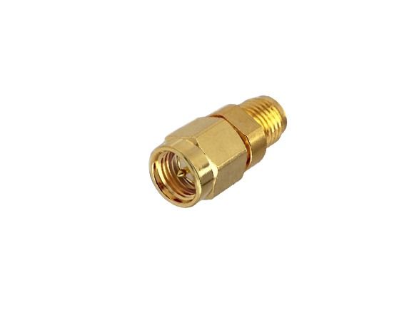 SMA female -> SMA male coax adapter