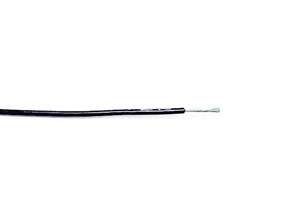 Tefzel wire AWG24 (0.27mm²) black