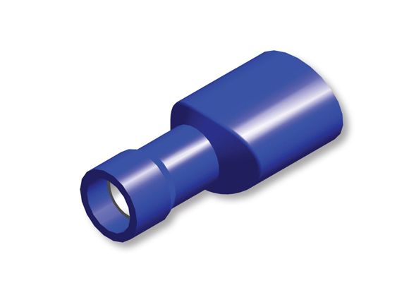 Tirex terminal cable shoe female insulated 4.8mm / 1.5 - 2.5mm² blue