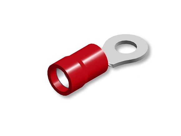 Tirex terminal cable shoe M4 / 0.5 - 1.5mm² red
