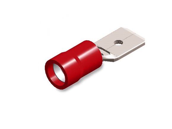 Tirex terminal cable shoe male 2.8mm / 0.5 - 1.5mm² red