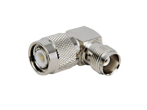 TNC female -> TNC male coax adapter right angle
