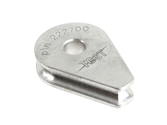 Tost solid thimble aluminum (steelcable)