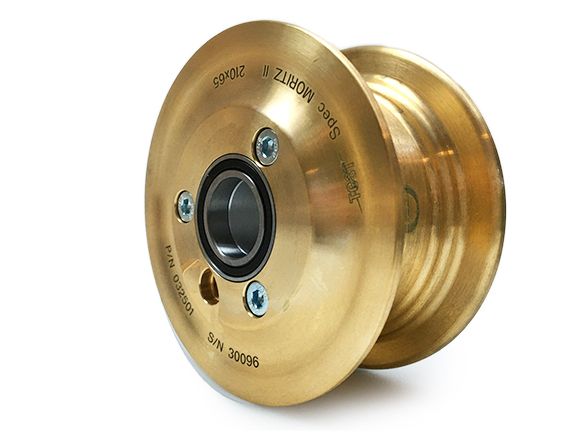 Tost tailwheel Moritz II 3" Messing Ø20mm (210x65)